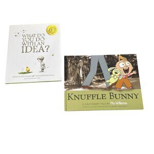 What Do You Do With An Idea? & Knuffle Bunny Hardcover Children's Books Set